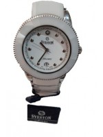 Round Ceramic White Women Wrist Watch