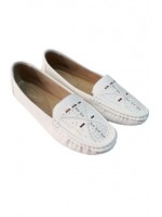 White Lug Sole Trendy loafers