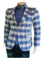 Modest Men Plaid Blazer 